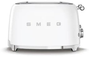 Prajitor de paine Smeg TSF03WHEU, 2000 W, alb, retro