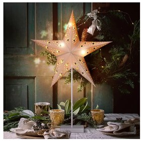 Brilagi - Decorațiune LED de Crăciun, stea, 66 x 45 cm, alimentare 3 x AA