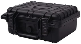 vidaXL Valiză de protecție echipamente, 27x24,6x12,4 cm, negru