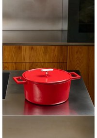 Cratiță cu capac din fontă 5,5 l adecvată pentru plita cu inducție Mattia 3.0 – FABINI