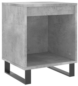 830740 vidaXL Noptieră, gri beton, 40x35x50 cm, lemn compozit