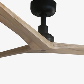 Ventilator smart sistem TUYA si telecomanda KLIM L 150cm, negru/ pin