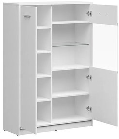Vitrină Nepo Plus 24 (alb) . 1098371