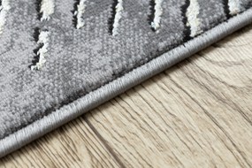Covor DE LUXE modern 2087 Herringbone vintage - structural aur / gri