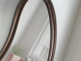 Oglinda de perete decorativa Brigitte bronz inchis