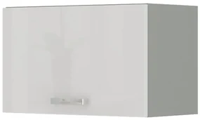 Dulap superior de bucătărie Brunea 50 GU-36 1F (gri + alb lucios). 1024987