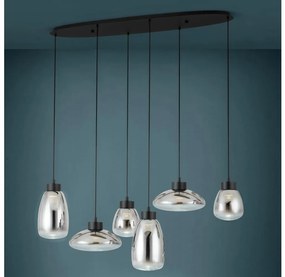 Lustră LED dimabilă pe cablu Eglo 390301 SARNARRA 6xLED/5,4W/230V 2700K