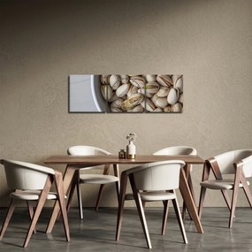 Tabloul - fistic (cu ceas) (90x30 cm)