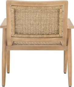 Fotoliu de grădină în culoare naturală din lemn masiv Sorrento – Bloomingville