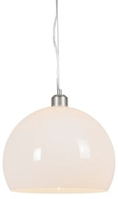 Lampă modernă rotundă cu pandantiv opalescent alb - Globe