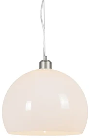 Lampă modernă rotundă cu pandantiv opalescent alb - Globe