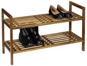 Pantofar în culoare naturală din lemn de acacia 69x40,5x27 cm Fondi – Wenko