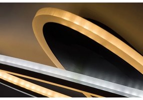 Rabalux TANELI 71313-LED plafonieră dimabilă 70W/230V 3000/4000/6000K negru + telecomandă