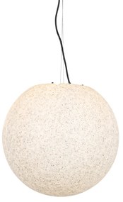 Lampă modernă suspendată pentru exterior gri 45 cm IP65 - Nura