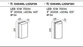 Aplica LED pentru exterior IP54 Badd
