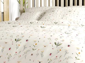 Lenjerie de pat din microfibra INSECTA crem Dimensiune lenjerie de pat: 70 x 90 cm | 140 x 220 cm