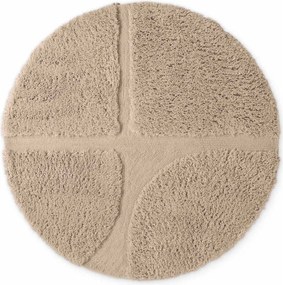 Covor bej țesut manual rotund ø 200 cm Lambeth Jasper – Ted Baker