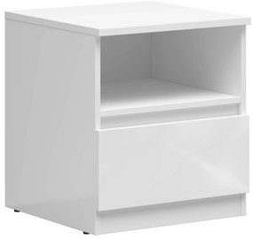 Noptieră Tetrix 1 (alb lucios). Promo -41%. 1098537