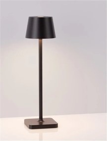 Veioza/Lampa de masa LED portabila exterior IP54 DECK negru