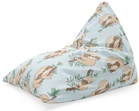 Sac de șezut Triangl lenes pe ramuri, albastru / bej