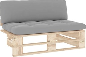 vidaXL Canapea de mijloc de grădină din paleți, lemn de pin tratat