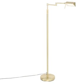 Lampă de podea din alamă incluzând LED cu dimmer tactil - Notia