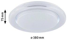 Plafonieră dimabilă LED RGBW/22W RAINBOW 230V Paulmann 70546 + telecomandă