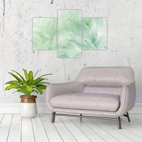Tablou - Floare verde (90x60 cm)