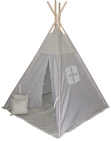 Cort pentru copii Culoare Gri, GREY STARS