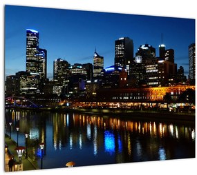 Tablou cu noaptea în Melbourne (70x50 cm)