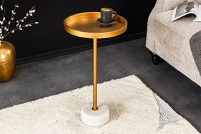 Masuta Laterala, Marmura, Metal, TRAYFUL 60cm, A-44849 VC