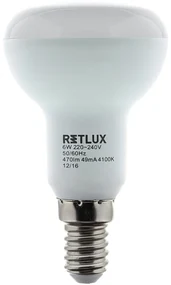 Retlux RLL 307 R50 E14 Spot 9W CW Bec LED( alb rece 4100K)