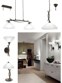 EGLO 91433 - Lustra VINOVO 2xE27/60W/230V