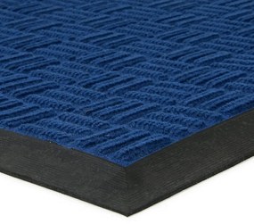 Covoraș pentru curățare textil Criss Cross 45 x 75 x 0,8 cm, albastru