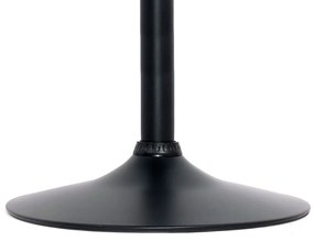 Scaun de bar crem ABS 145 din catifea cu bază metalică reglabilă