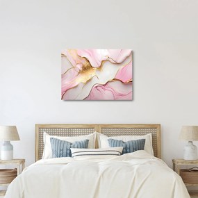 Tablou pe sticlă - Design de marmură (70x50 cm)