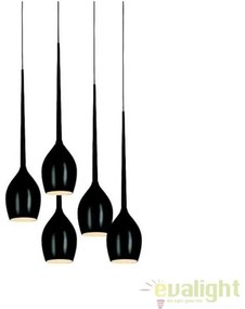 Lustra moderna Izza 5 Black