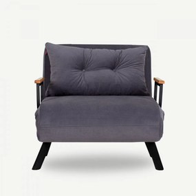 Fotoliu Extensibil Sando Single, Gri