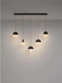 Lustra decorativa liniara cu 5 pendule LED 3000K DORIN