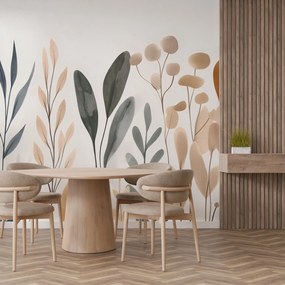 Fototapet - Plante minimaliste pământești I. (147x102 cm)