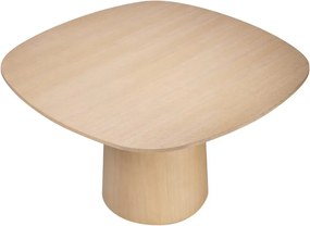 Masa design LUX Motto furnir stejar, 130x130cm