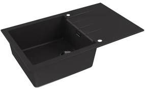 Chiuvetă de bucătărie ALVEUS 1148160 CADIT 86x50 cm negru