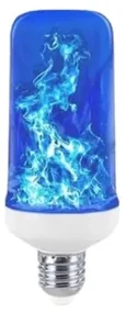 Bec LED HYO-2, 5W - imitație de flacără - blue