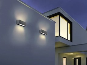 Aplica de perete exterior moderna IP54 VENTA gri inchis