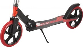 Trotineta copii si adolescenti NOVOKIDS™ Storm EVO PRO, Maxim 100 kg, Functie Super Brake, Maner reglabil pe inaltime, Diametru roata 200 mm, Rosu