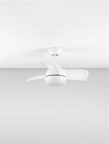 Lustra LED cu Ventilator si telecomanda NERINA alb