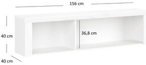 Raft de perete Leona 160 (alb). 1053007