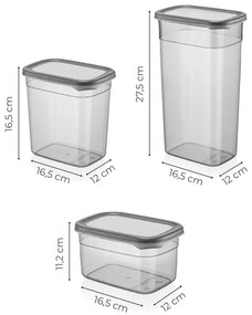 Recipiente 18 buc. pentru alimente Fresco – Hermia