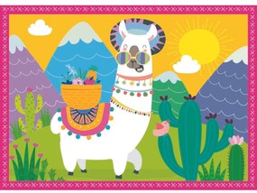 Trefl Puzzle Happy Llamas, 4 piese