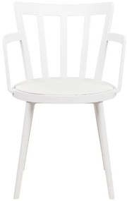 Set 4 buc scaune de sufragerie Morza (alb). 1081541